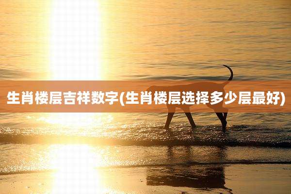 生肖楼层吉祥数字(生肖楼层选择多少层最好)
