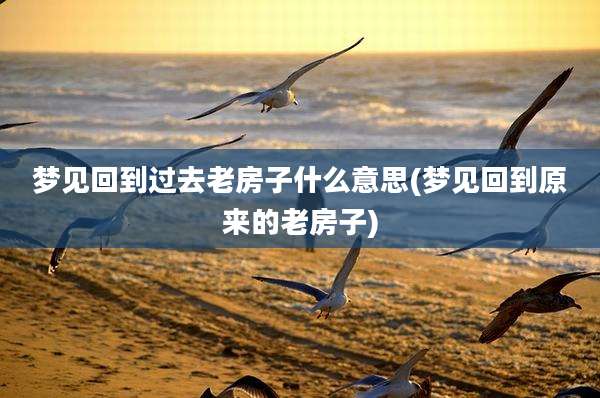 梦见回到过去老房子什么意思(梦见回到原来的老房子)