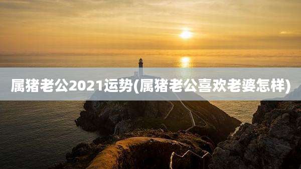 属猪老公2021运势(属猪老公喜欢老婆怎样)