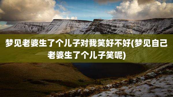梦见老婆生了个儿子对我笑好不好(梦见自己老婆生了个儿子笑呢)