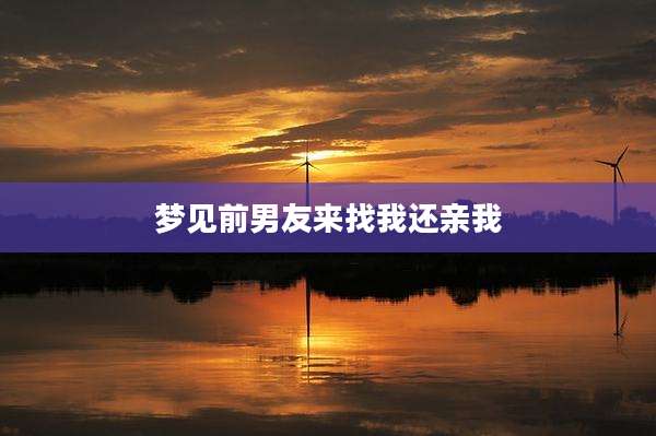 梦见前男友来找我还亲我