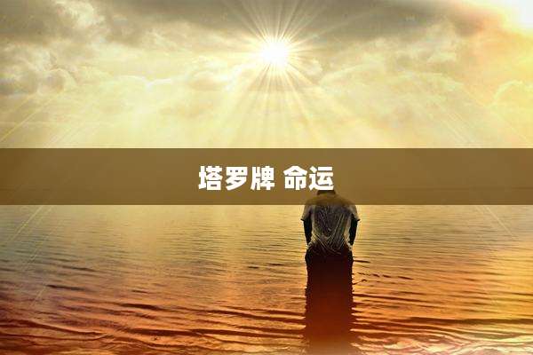 塔罗牌 命运
