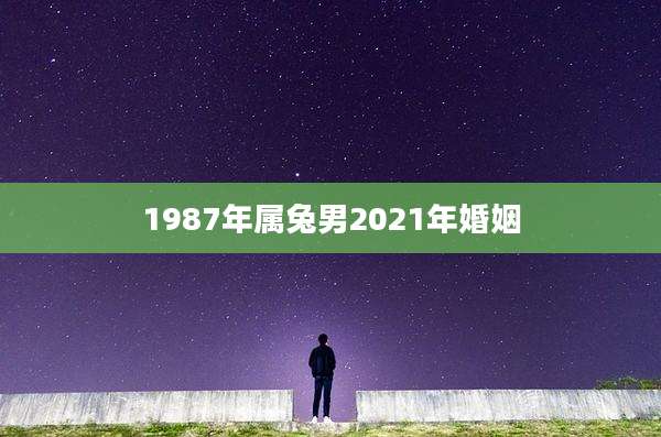 1987年属兔男2021年婚姻