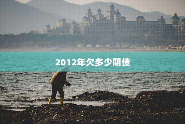 2012年欠多少阴债