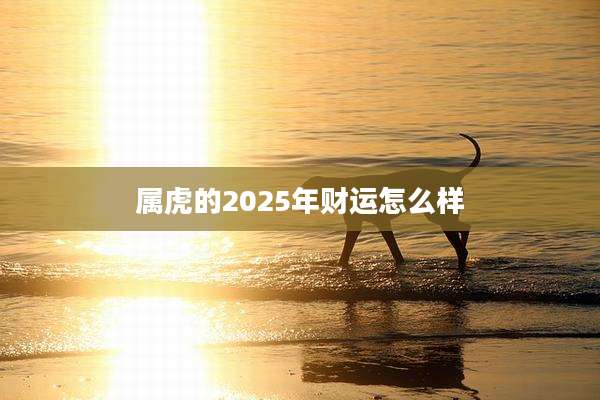 属虎的2025年财运怎么样