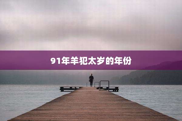 91年羊犯太岁的年份