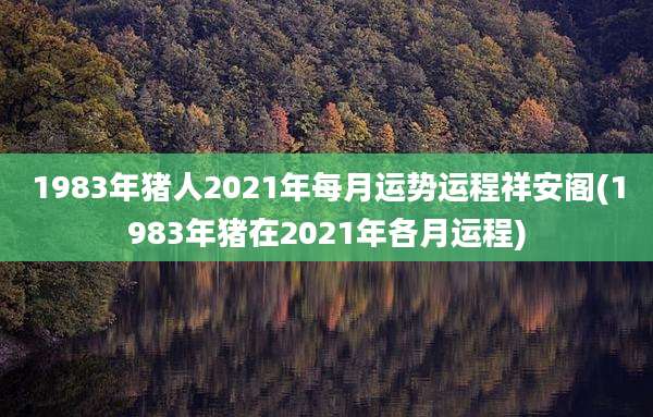 1983年猪人2021年每月运势运程祥安阁(1983年猪在2021年各月运程)