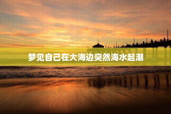 梦见自己在大海边突然海水起潮