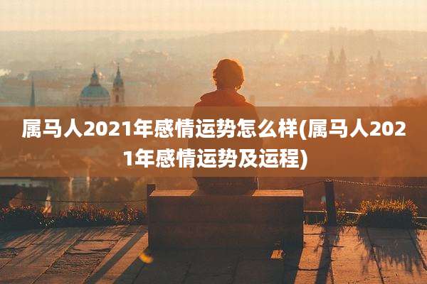 属马人2021年感情运势怎么样(属马人2021年感情运势及运程)