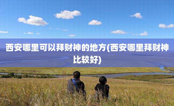 西安哪里可以拜财神的地方(西安哪里拜财神比较好)