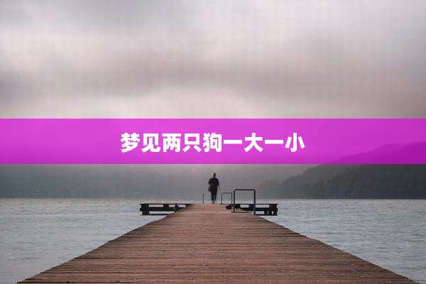 梦见两只狗一大一小