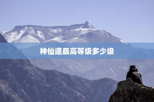 神仙道最高等级多少级
