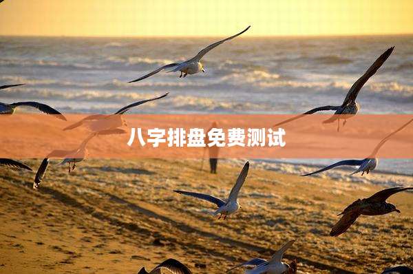 八字排盘免费测试