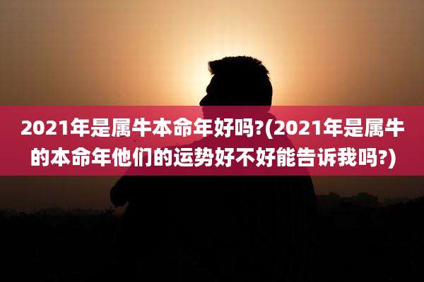 2021年是属牛本命年好吗?(2021年是属牛的本命年他们的运势好不好能告诉我吗?)