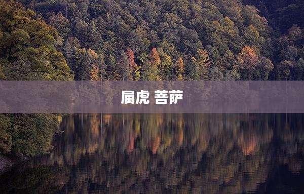 属虎 菩萨