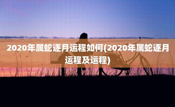 2020年属蛇逐月运程如何(2020年属蛇逐月运程及运程)
