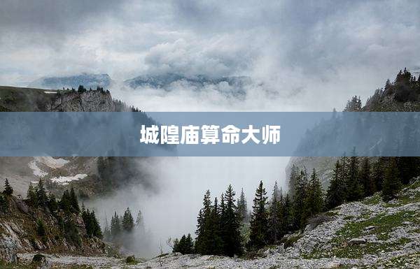 城隍庙算命大师