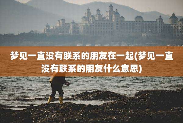 梦见一直没有联系的朋友在一起(梦见一直没有联系的朋友什么意思)