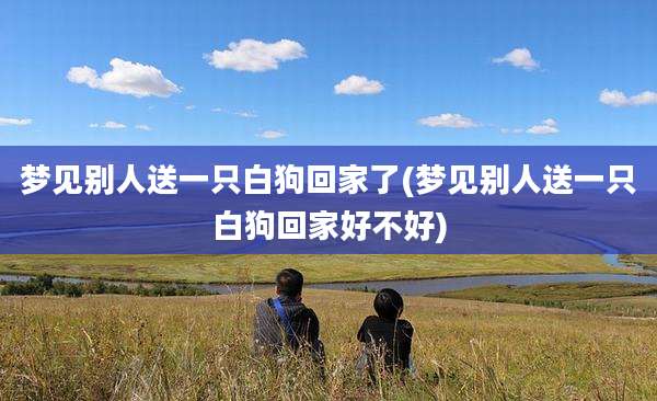 梦见别人送一只白狗回家了(梦见别人送一只白狗回家好不好)