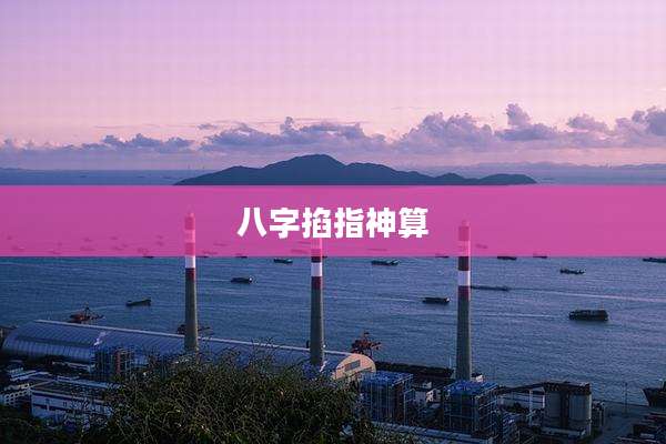 八字掐指神算