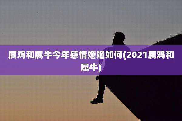 属鸡和属牛今年感情婚姻如何(2021属鸡和属牛)