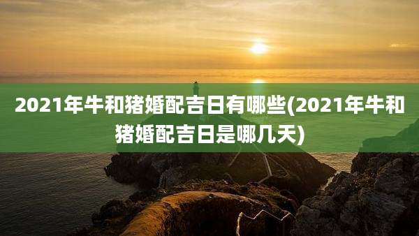 2021年牛和猪婚配吉日有哪些(2021年牛和猪婚配吉日是哪几天)