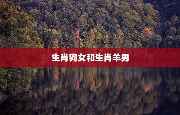 生肖狗女和生肖羊男