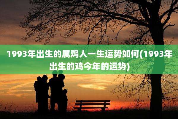 1993年出生的属鸡人一生运势如何(1993年出生的鸡今年的运势)