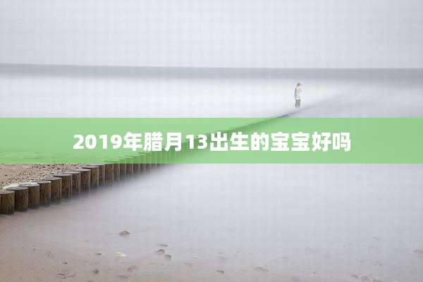 2019年腊月13出生的宝宝好吗