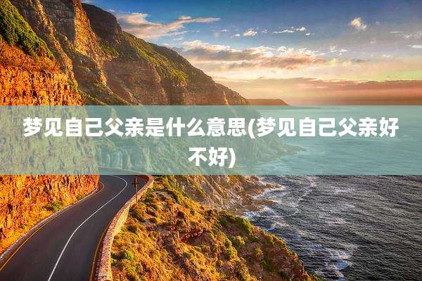 梦见自己父亲是什么意思(梦见自己父亲好不好)