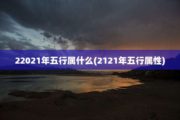 22021年五行属什么(2121年五行属性)