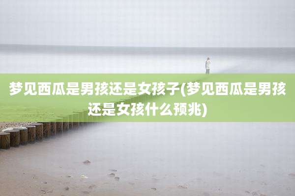 梦见西瓜是男孩还是女孩子(梦见西瓜是男孩还是女孩什么预兆)