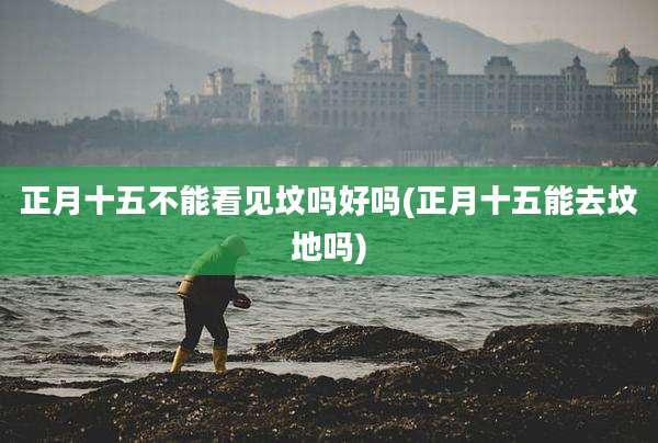 正月十五不能看见坟吗好吗(正月十五能去坟地吗)