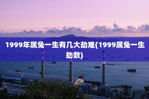 1999年属兔一生有几大劫难(1999属兔一生劫数)