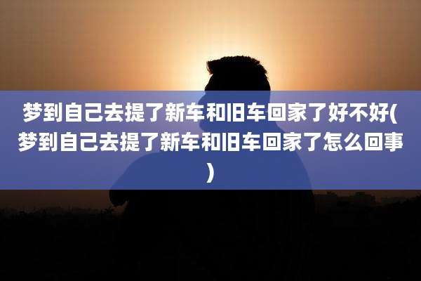 梦到自己去提了新车和旧车回家了好不好(梦到自己去提了新车和旧车回家了怎么回事)