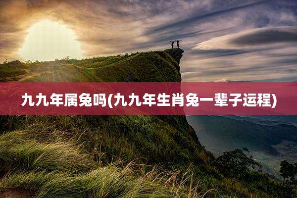 九九年属兔吗(九九年生肖兔一辈子运程)