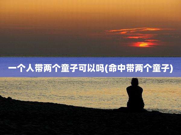 一个人带两个童子可以吗(命中带两个童子)