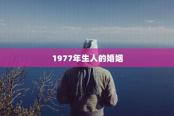 1977年生人的婚姻