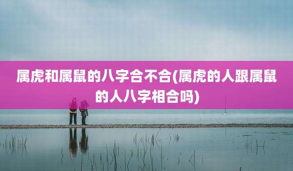属虎和属鼠的八字合不合(属虎的人跟属鼠的人八字相合吗)