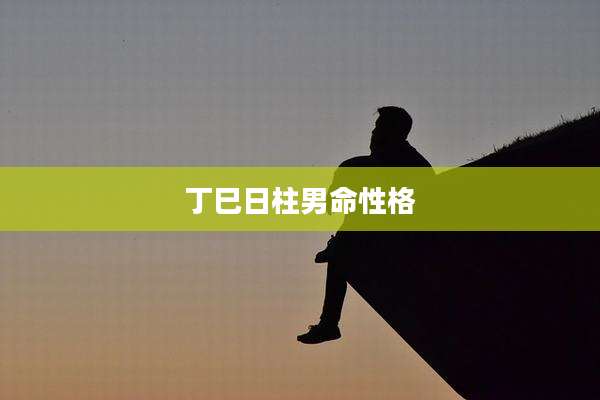 丁巳日柱男命性格