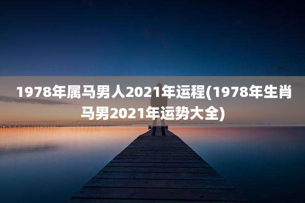 1978年属马男人2021年运程(1978年生肖马男2021年运势大全)