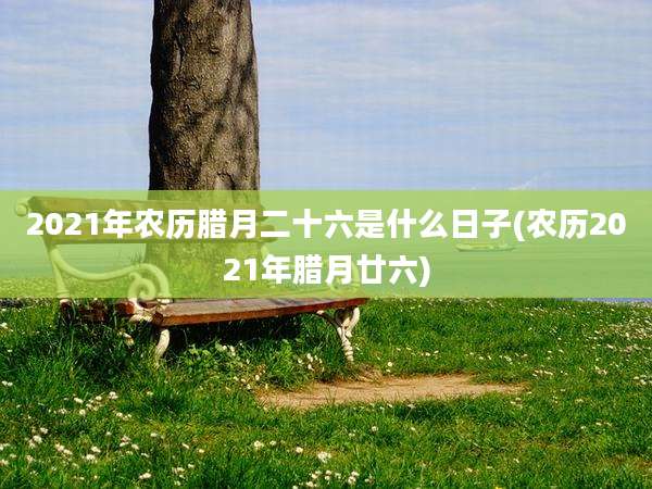 2021年农历腊月二十六是什么日子(农历2021年腊月廿六)