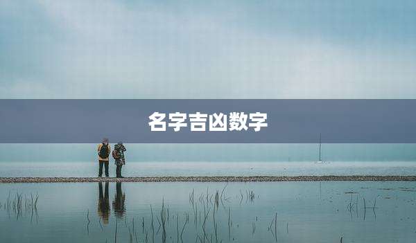 名字吉凶数字