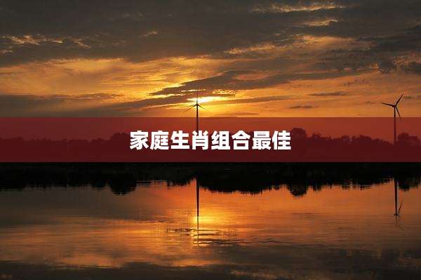 家庭生肖组合最佳