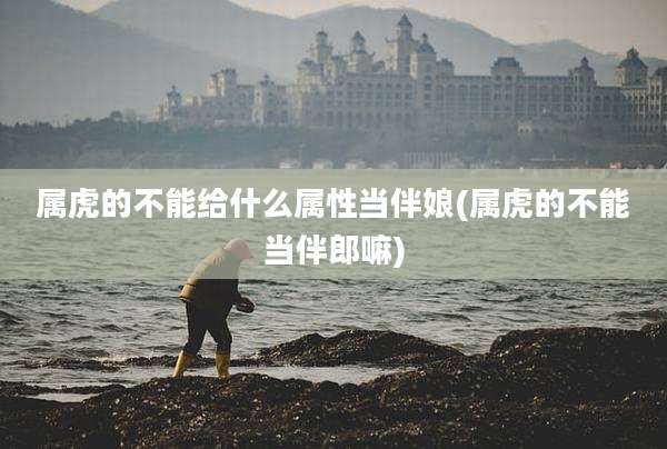 属虎的不能给什么属性当伴娘(属虎的不能当伴郎嘛)