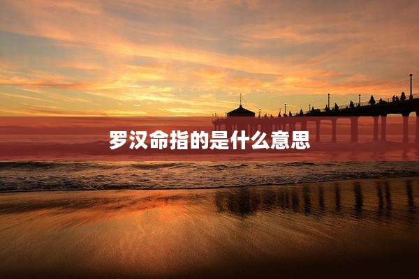 罗汉命指的是什么意思