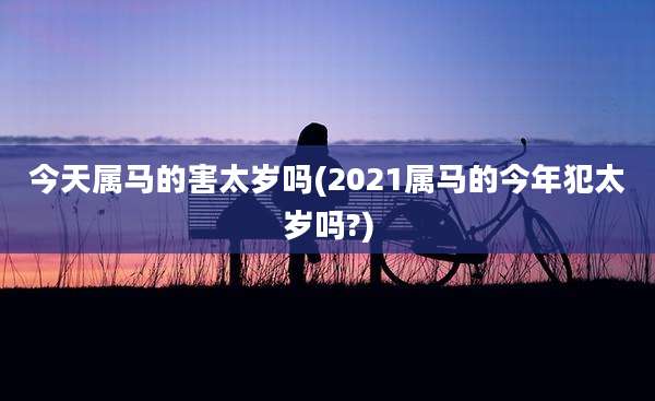 今天属马的害太岁吗(2021属马的今年犯太岁吗?)