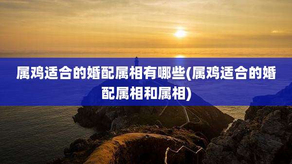 属鸡适合的婚配属相有哪些(属鸡适合的婚配属相和属相)