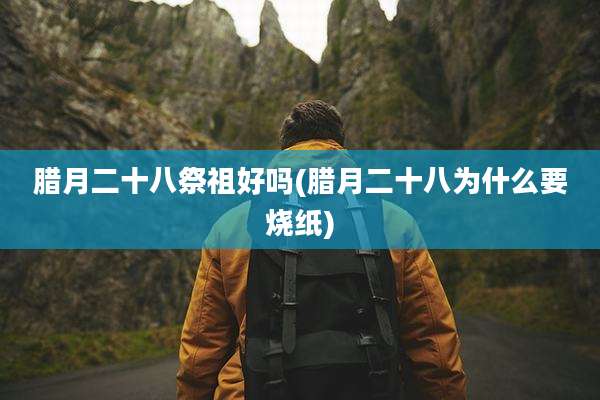 腊月二十八祭祖好吗(腊月二十八为什么要烧纸)