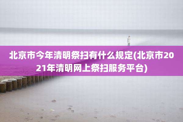 北京市今年清明祭扫有什么规定(北京市2021年清明网上祭扫服务平台)